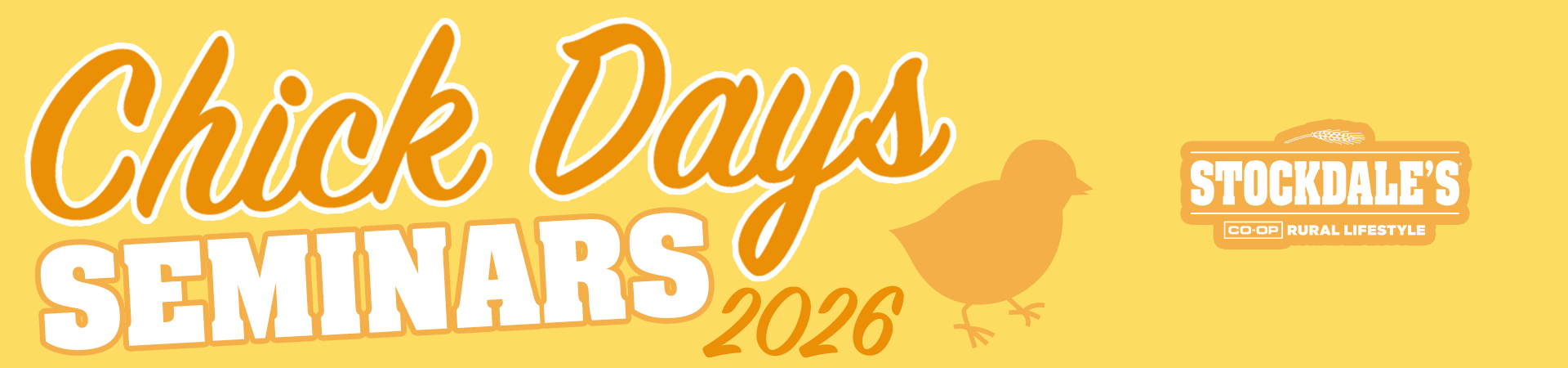 Chick Days Seminars 2026